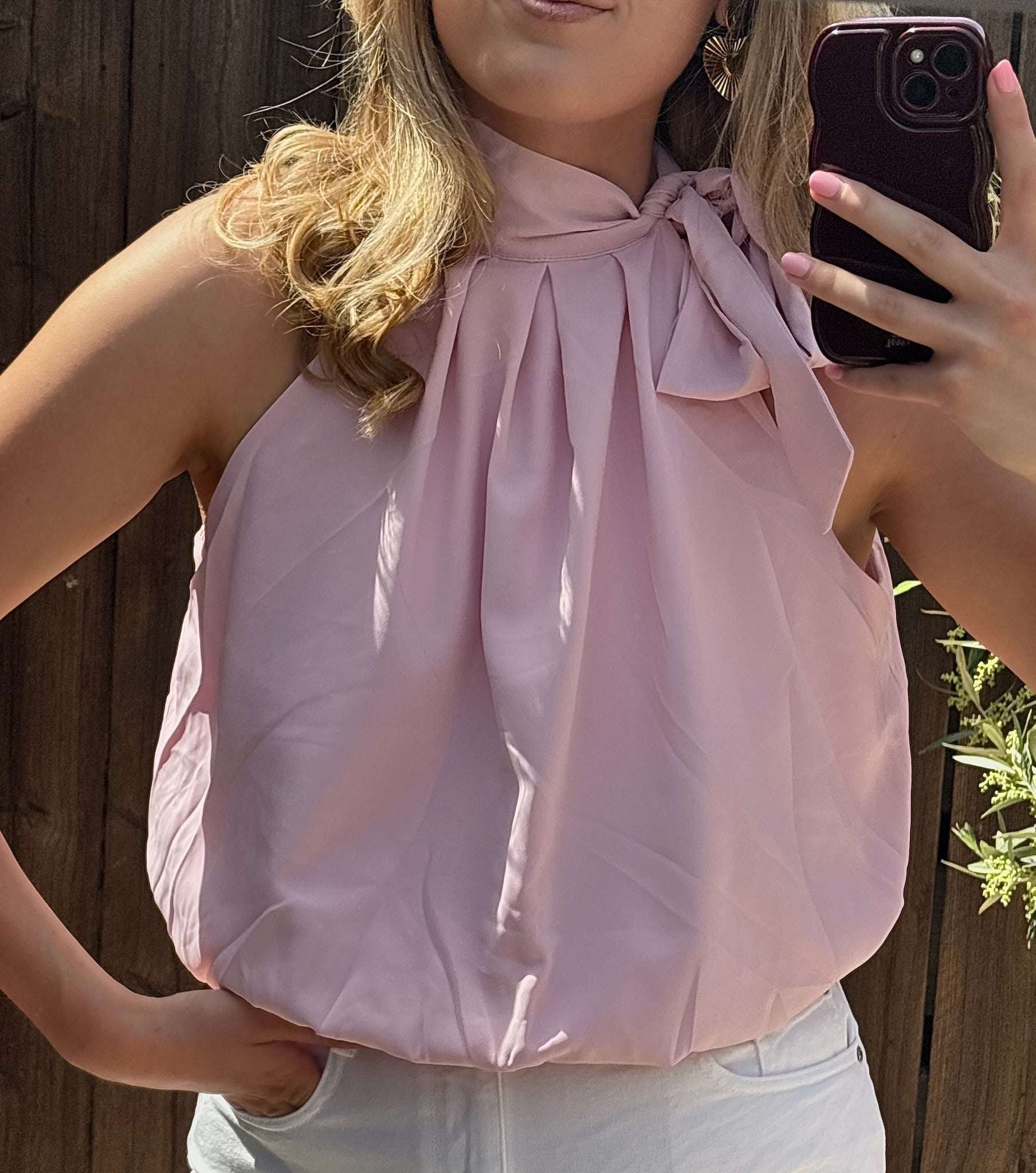 Damisah pink top