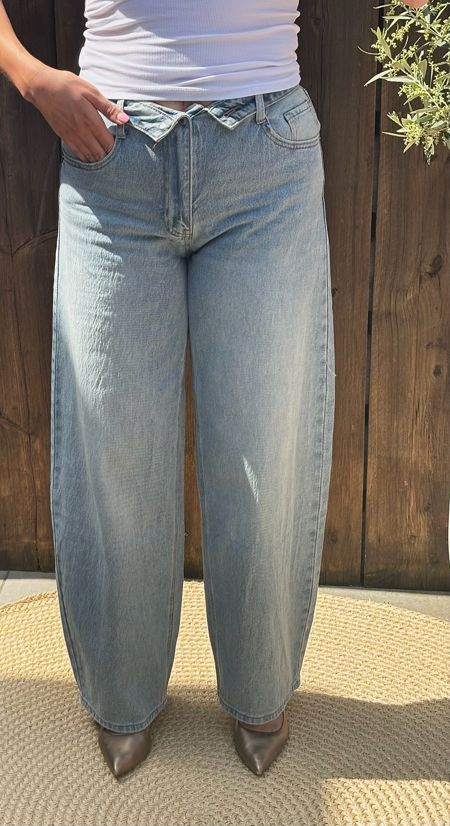 Amber jeans light blue