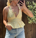 Roos top geel