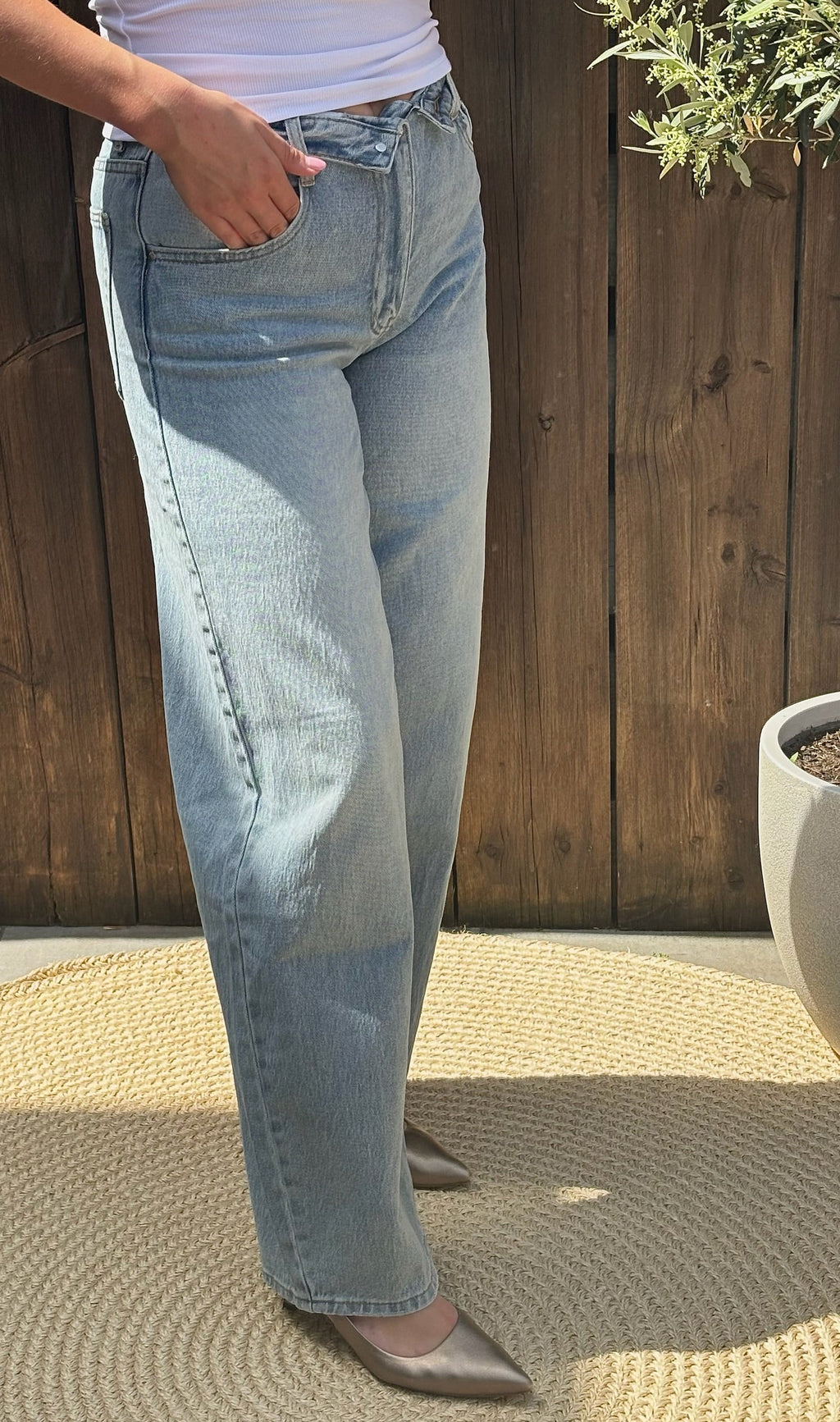 Amber jeans light blue