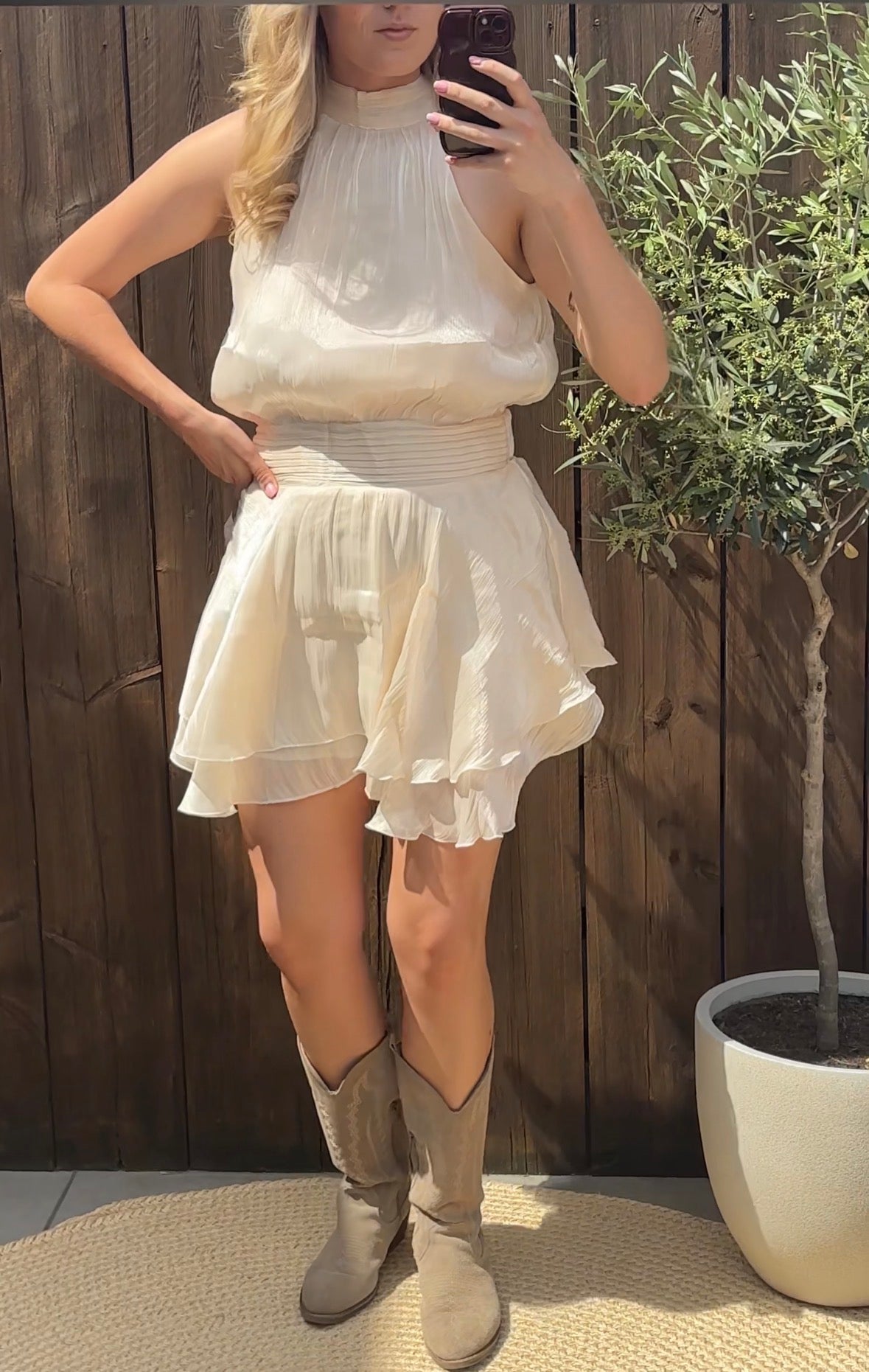 Demi dress beige